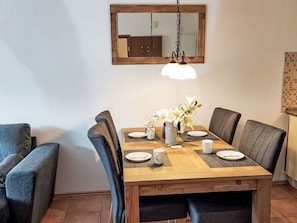 Furniture, Wood, Interior Design, Flooring, Table, Kitchen & Dining Room Table, Dining Room, Room, Floor, Brown
