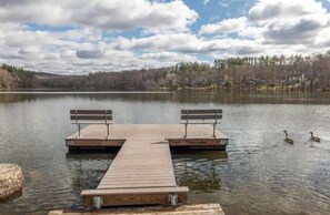 Just minutes from the lake, enjoy peaceful waterfront views and tranquil outdoor relaxation.