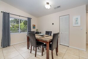 Dining room and workspace