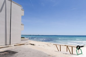 Utsikt mot havet/stranden