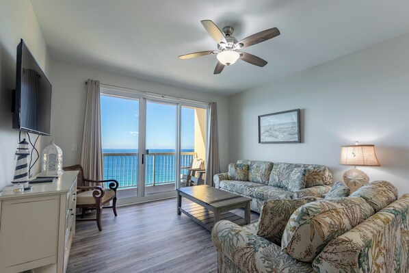 Gulf front living room