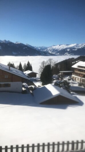Winteraussicht auf Nebelmeer