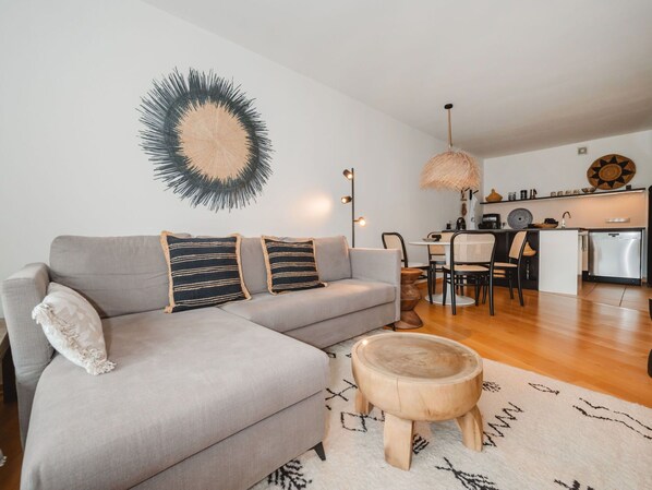 Furniture, Interior Design, Flooring, Floor, Wall, Couch, Wood, Living Room, Room, Wood Flooring