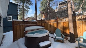 Hot Tub during winter