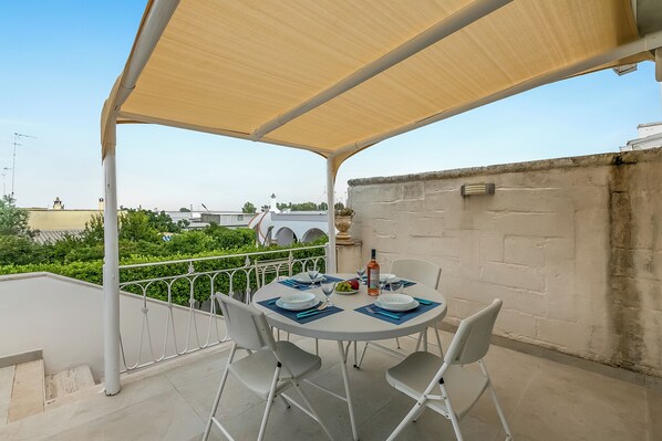 Salle à manger extérieure