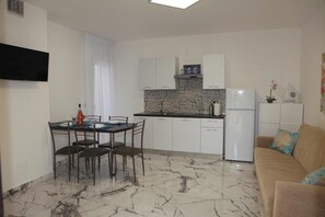 Kitchen and dining area