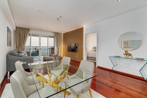 Dining Room and Living Room with Sea View