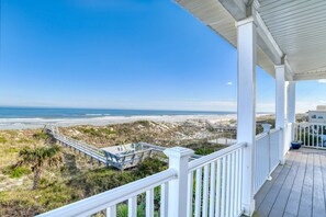 Beach access is quick and easy on your private boardwalk.