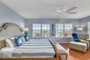 Enjoy the sights and sounds of the ocean from the comfort of this spacious suite.