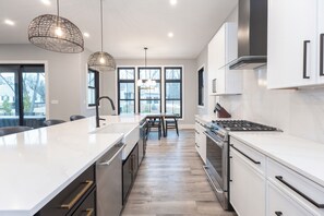 plenty of prep space for meals