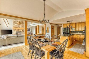 Create lasting memories around this cozy dining table. Perfect for sharing meals and stories.