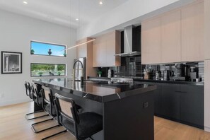 Create culinary masterpieces in this well appointed kitchen.