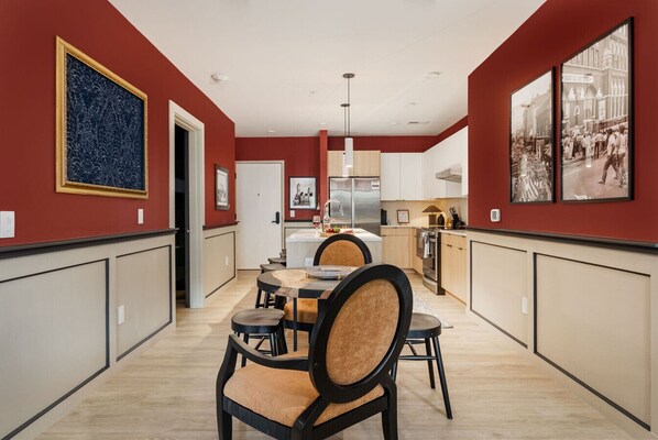 Dining Area: Set the table for unforgettable moments in this charming dining area.