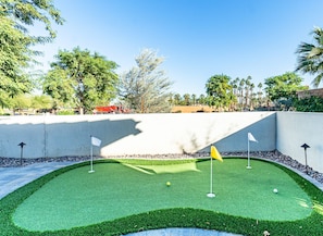 3 hole putting course!