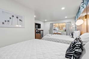 Two double beds sleep 4 comfortably