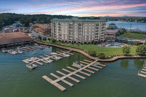 Aerial View w/Floating Docks