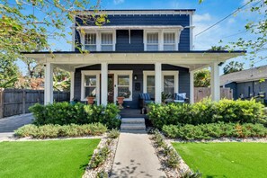 Relax on the spacious front porch of this timeless gem.