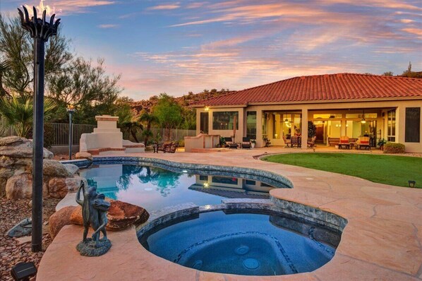 The evenings here are magical