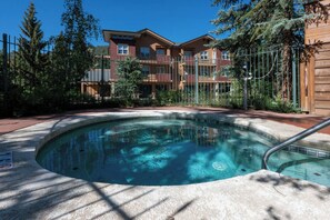 Common area hot tub for guest use