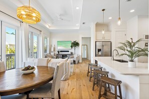Open concept living space.