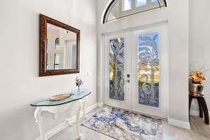 Front inside entrance