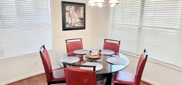 Dining Room Area in Alabama Red, Roll Tide