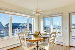 Enjoy ocean views as you dine.