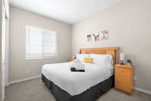 Bedroom 2 w/King Bed & TV Streaming
