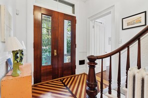 Front entrance and staircase