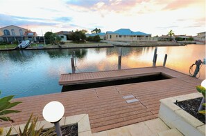 Step out and soak in the waterfront lifestyle with your own private jetty – perfect for boating, fishing, or simply enjoying a peaceful sunset.