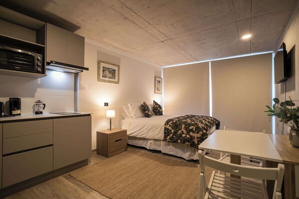 Espacio acogedor para parejas y viajeros