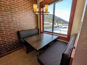 Enjoy a family meal with a view! #winter
