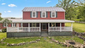 Front of farmhouse