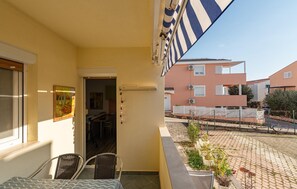 outside