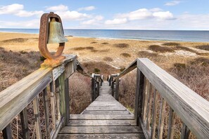 Access to Nauset Beach from the grounds private stairs...