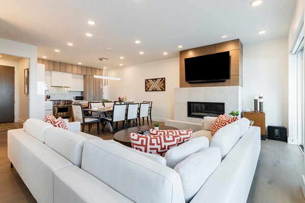 Upper level living area