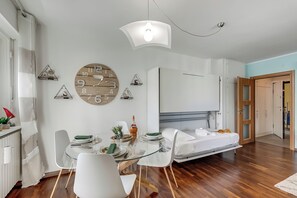 Sofa bed (sleeping area for studio)