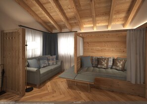 Kitchen, Living Room