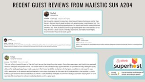 Recent reviews from happy guests show that you are in good hands!