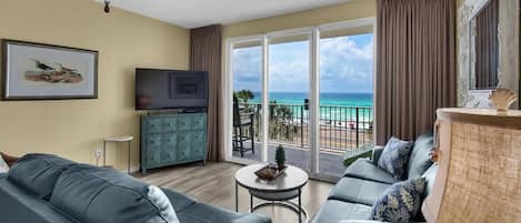 This 2nd Floor 2 Bedroom, 2 Bathroom condo at Majestic Sun is REMODELED w/ new flooring, countertops, furniture, and walk in shower. Come enjoy the Majestic Gulf & Beach Views!