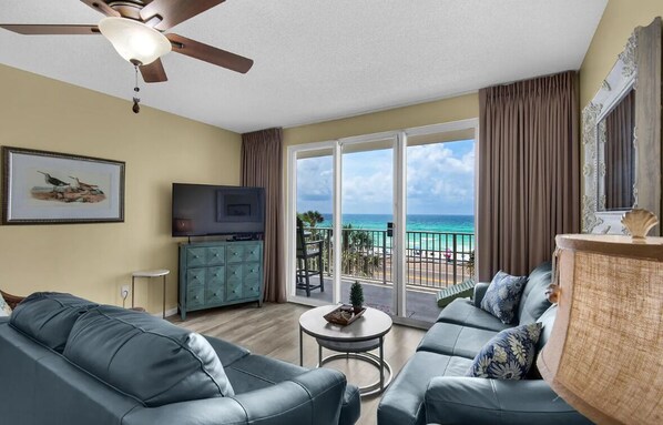This 2nd Floor 2 Bedroom, 2 Bathroom condo at Majestic Sun is REMODELED w/ new flooring, countertops, furniture, and walk in shower. Come enjoy the Majestic Gulf & Beach Views!