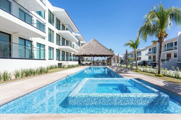 Pool and Jacuzzi - Where you can rejuvenate yourself