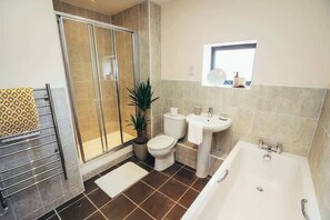 Modern bathroom with all the essentials for a refreshing start to your day