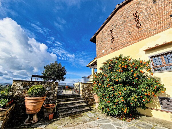 Exclusive Villa In Florence, Tuscany -Terrace With World-class Panoramic Views - Florenz