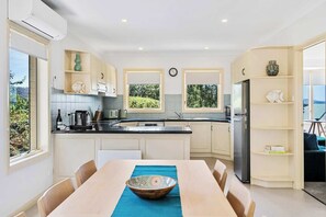 Modern kitchen with all the modern appliances.