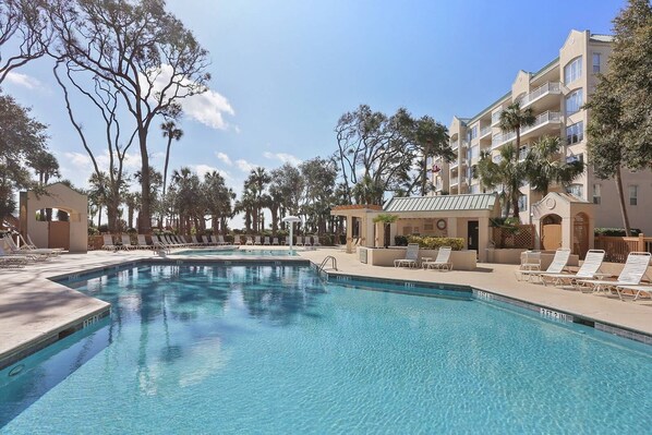 Large community pool