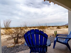 El Dorado Ranch Studio for Rent in San Felipe Studio Ross - patio view