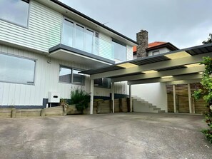 Exterior - Entrance off street parking for one car - Ground Floor Apartment is not included.