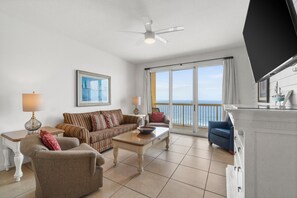 Living Area with Balcony