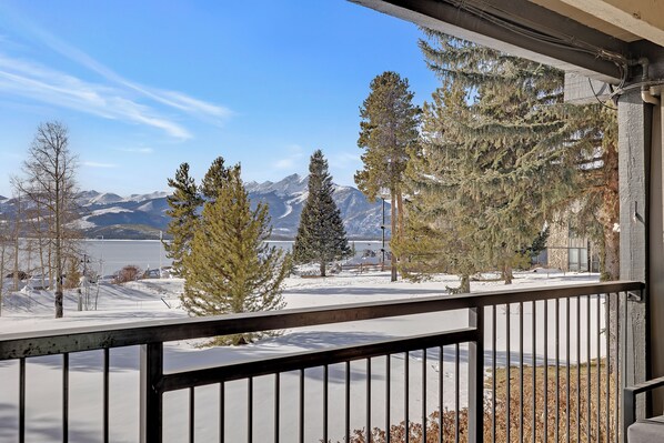 Your Private Patio View of Beautiful Lake Dillon